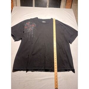 West Coast Choppers Mens Black Devil Graphic T-Shirt 3XL Biker Iron Cross Tee